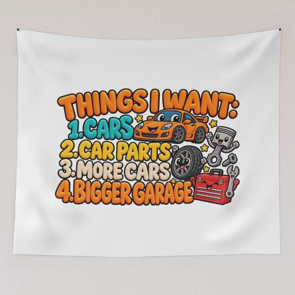 Item preview, Things I Want Cars More Cars Car Enthusiast designed and sold by ArtDesignTp.