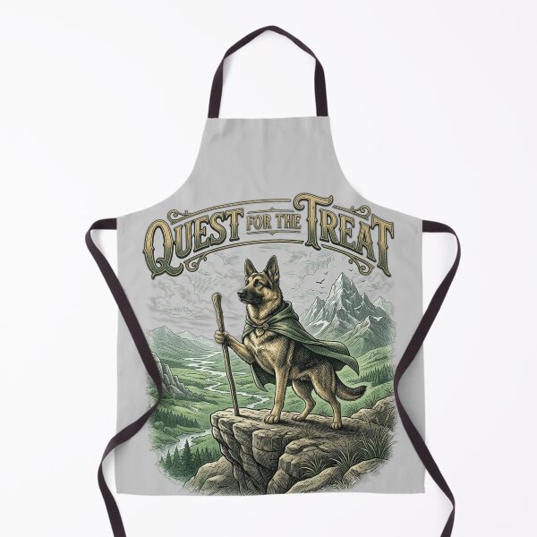 Item preview, Quest for the Treat Funny Fantasy Adventure Epic Quest Dog Shepherd Lover Gift designed and sold by FurRealStudioCo.