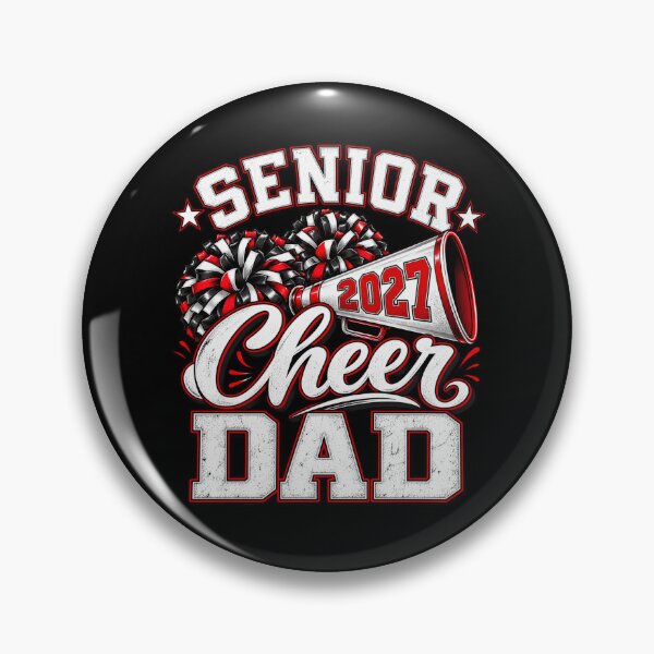 Artikelvorschau, Senior Cheer Dad 2027 Spirit entworfen und verkauft von ROUX-ART.
