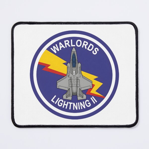 Item preview, USMC VMFAT-501 Warlords F-35B Lightning II Squadron Emblem designed and sold by CharlieDesings.