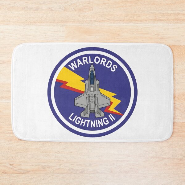 Item preview, USMC VMFAT-501 Warlords F-35B Lightning II Squadron Emblem designed and sold by CharlieDesings.