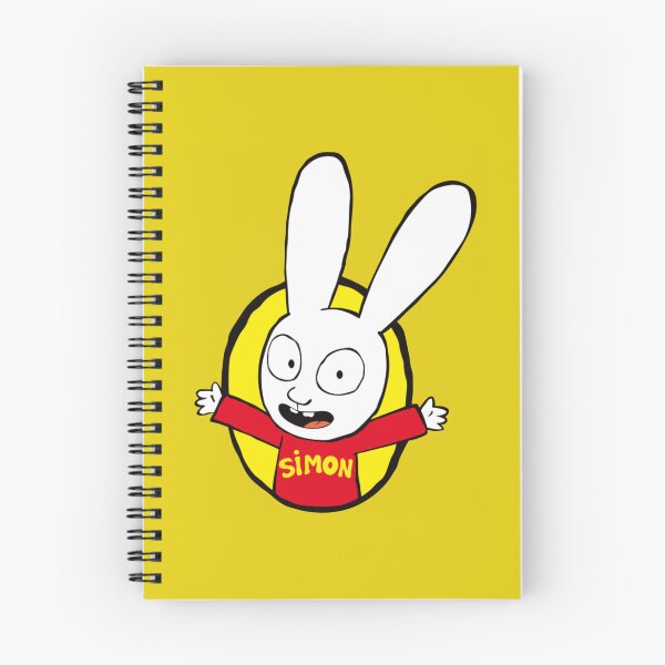 Item preview, Simon the Rabbit Cartoon Character Red Top Yellow Circle Excited Arms Outstretched Kids Animation Fan Art Apparel Gift designed and sold by CaseMitch.