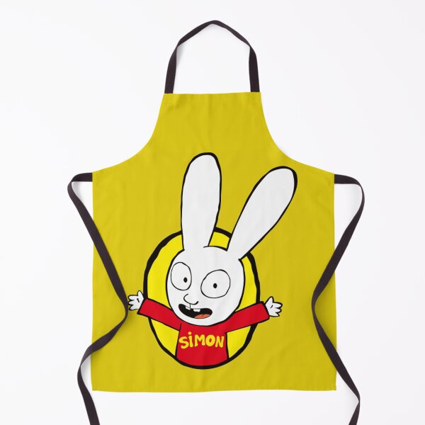 Item preview, Simon the Rabbit Cartoon Character Red Top Yellow Circle Excited Arms Outstretched Kids Animation Fan Art Apparel Gift designed and sold by CaseMitch.