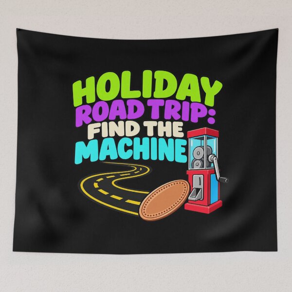 Aperçu de l'œuvre Holiday Road Trip Find The Machine Pressed Penny Collector créée et vendue par DreamLayerStudio.