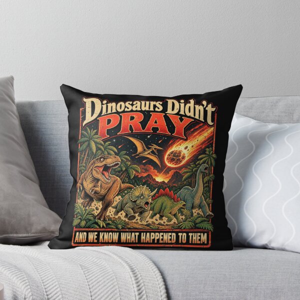 Item preview, Dinosaur Humor: Dinosaurs Didn't Pray designed and sold by ROUX-ART.