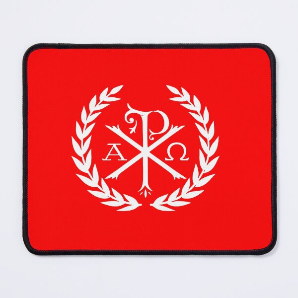 Item preview, Chi Rho Christian Symbol Alpha Omega Laurel Wreath White Religious Faith PX Monogram Apparel Gift designed and sold by CaseMitch.