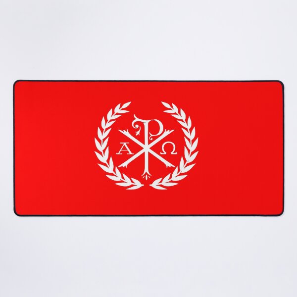 Item preview, Chi Rho Christian Symbol Alpha Omega Laurel Wreath White Religious Faith PX Monogram Apparel Gift designed and sold by CaseMitch.
