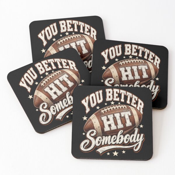 Item preview, American Football You Better Hit Somebody designed and sold by ROUX-ART.