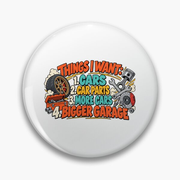 Item preview, Things I Want Cars More Cars Garage Mechanic designed and sold by ArtDesignTp.