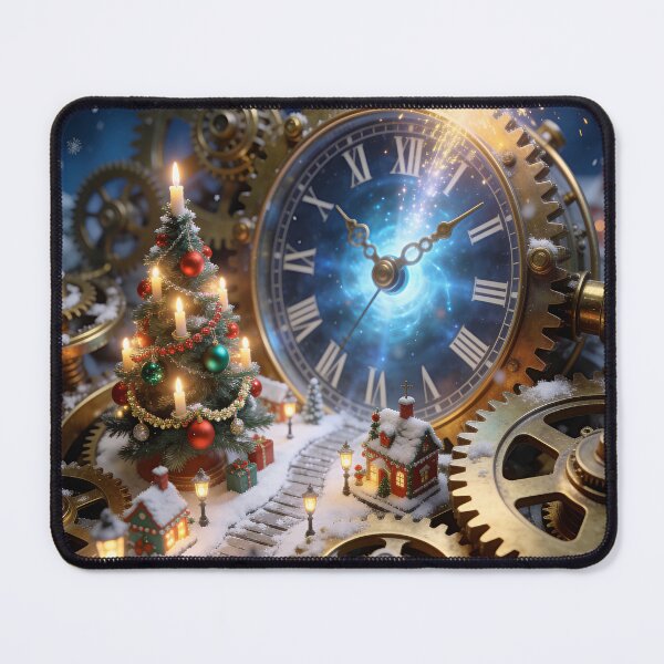 Item preview, Magical Christmas Clockwork Town designed and sold by OksArtStudio.
