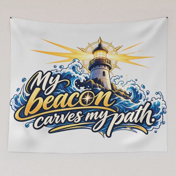 Item preview, My beacon carves my path.(Anime Ver.) designed and sold by MaxDreamsArt.