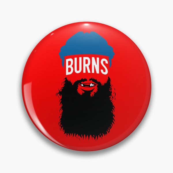Item preview, Burns Blue Beanie Black Beard Smile Eyes Cartoon Character Funny Bearded Man Fan Art Apparel Gift designed and sold by CaseMitch.