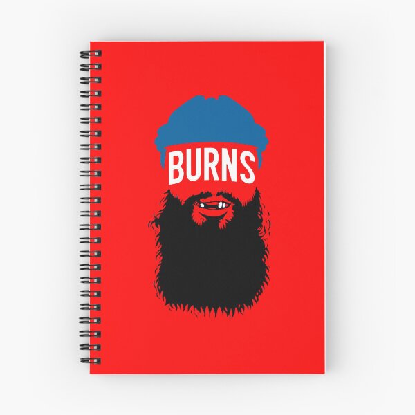 Item preview, Burns Blue Beanie Black Beard Smile Eyes Cartoon Character Funny Bearded Man Fan Art Apparel Gift designed and sold by CaseMitch.