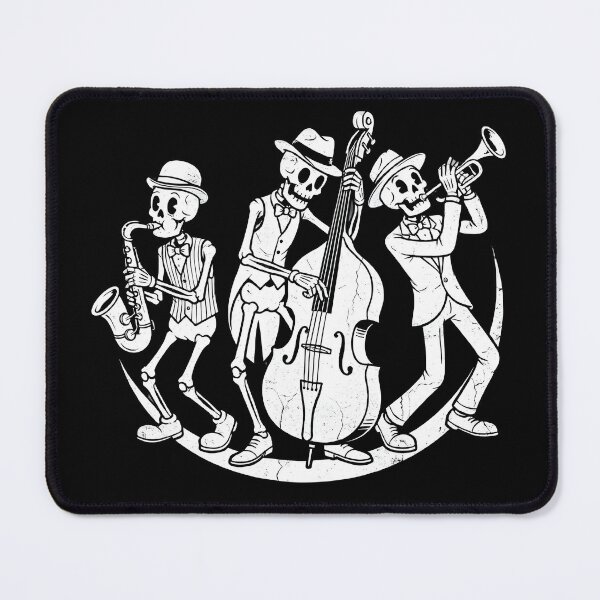 Item preview, Vintage Skeleton Jazz Band Swing Musicians Art designed and sold by ArtLabCreations.