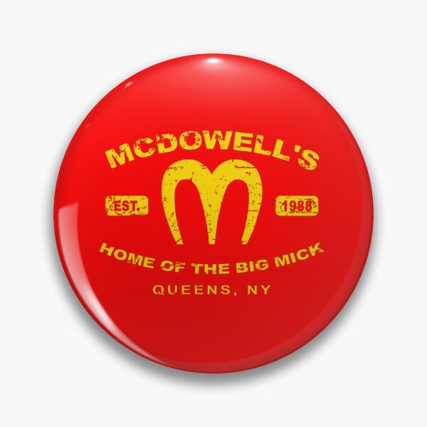 Item preview, McDowell's Home of the Big Mick Queens NY 1988 Coming to America Movie Parody Golden Arches Style Retro Vintage Apparel Gift designed and sold by CaseMitch.