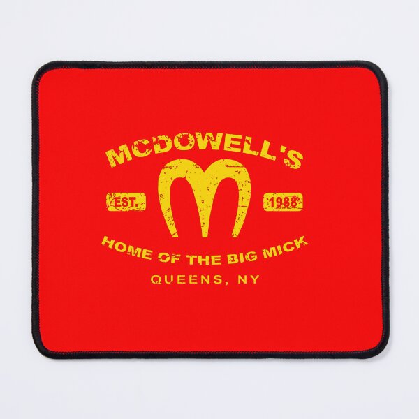 Item preview, McDowell's Home of the Big Mick Queens NY 1988 Coming to America Movie Parody Golden Arches Style Retro Vintage Apparel Gift designed and sold by CaseMitch.