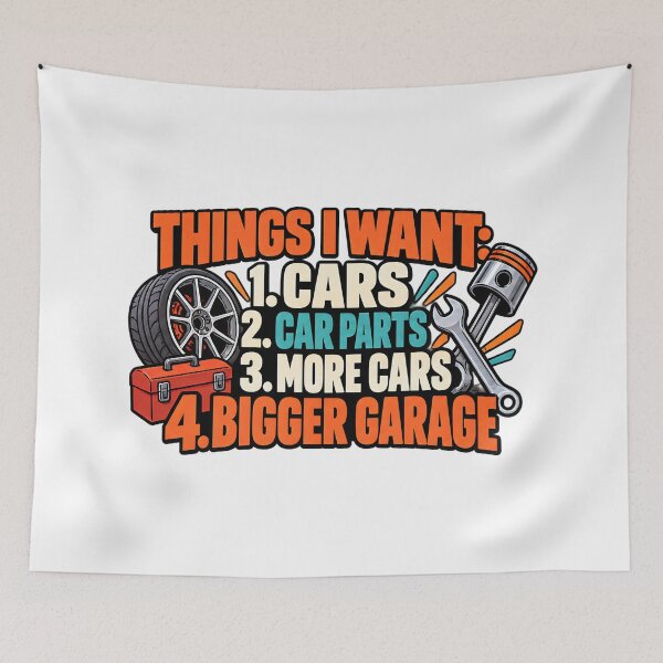 Item preview, Car Guy Things I Want Cars More Cars Mechanic designed and sold by ArtDesignTp.
