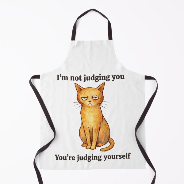 Item preview, I'm Not Judging You, You're Judging Yourself Funny Grumpy Cat designed and sold by Per My Last Nerve Studio.