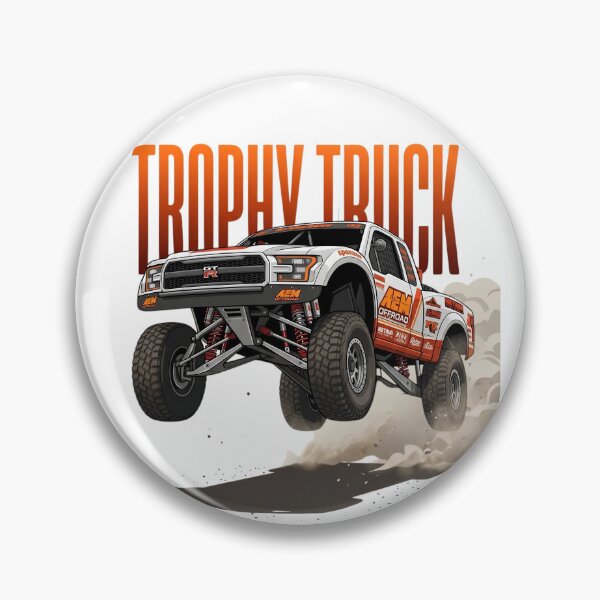 Artikelvorschau, Illustration eines Offroad-Baja-Trophy-Trucks beim Wüstenrennen entworfen und verkauft von Motorline44.