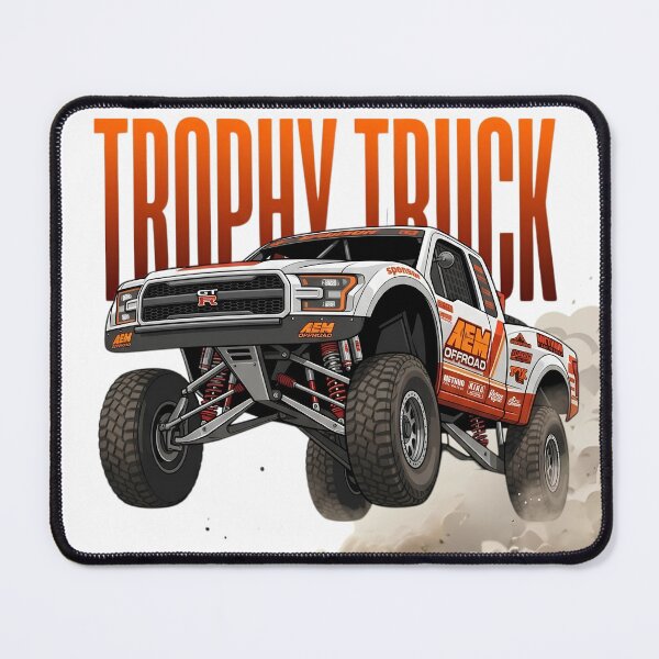 Item preview, Off-Road Baja Trophy Truck Jumping Desert Racing Truck Illustration designed and sold by Motorline44.