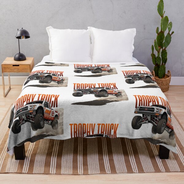 Item preview, Off-Road Baja Trophy Truck Jumping Desert Racing Truck Illustration designed and sold by Motorline44.