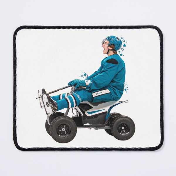 Item preview, Macklin Celebrini Sharkie's Four-wheeler | San Jose Sharks designed and sold by Ferne Reacts.