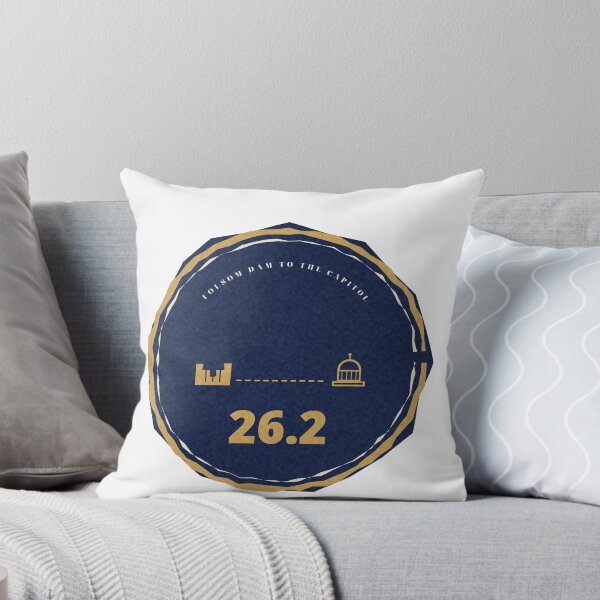 Item preview, Folsom Dam to the Capitol 26.2 Route Badge designed and sold by thestevebro.