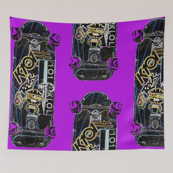 Item preview, Houston 80s Radio Neon Stakeboard  designed and sold by ShimekShop.