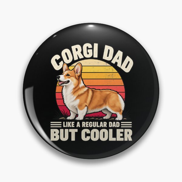 Artikelvorschau, Corgi-Papa – wie ein normaler Papa, nur cooler entworfen und verkauft von ROUX-ART.