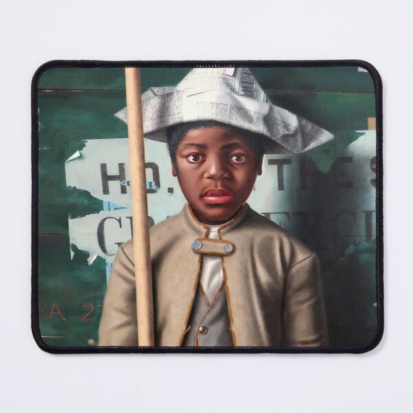 Item preview, Attention, Company! From slavery to Civil War soldier, portrait of Isaac White African American masterpiece painting by William Harnett designed and sold by Jéanpaul Ferro.