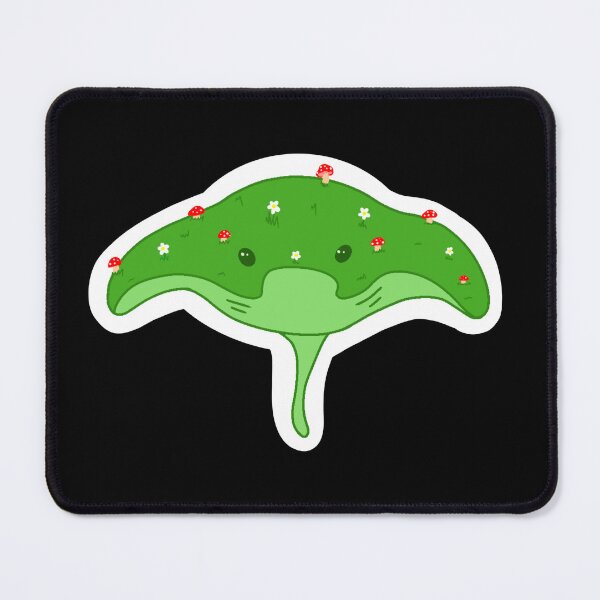 Item preview, Mushroom Manta, Ray,  Cottagecore Ray, Grass Ray designed and sold by BambinoBunnyyy.