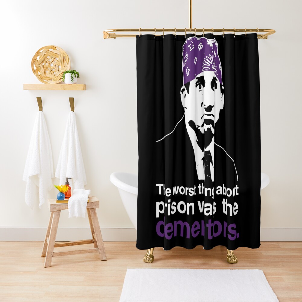 "Prison Mike" Shower Curtain for Sale by huckblade Redbubble