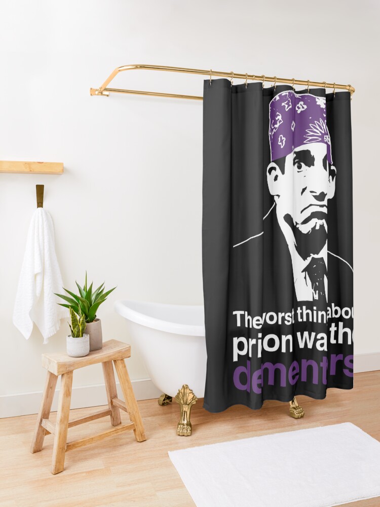 "Prison Mike" Shower Curtain for Sale by huckblade Redbubble