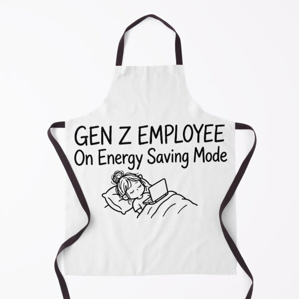 Item preview, Gen Z Employee On Energy Saving Mode Funny Sarcastic Office Quote designed and sold by StyxIND.