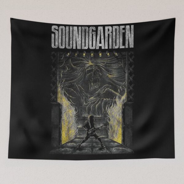 Item preview, SoundGarden Original Custom Vintage Music Band Tee Unique Poster Wall Art designed and sold by Cool Robot Bro..