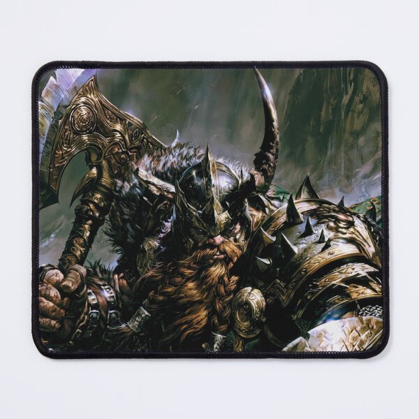 Item preview, Bruenor Battlehammer Dwarf Fighter - Epic Dark Fantasy art designed and sold by Delerat7.