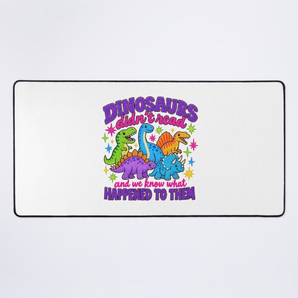 Item preview, Dinosaurs Didn't Read Funny Teacher Librarian Graphic designed and sold by Whirx.