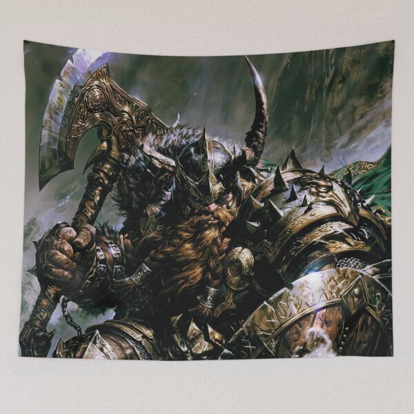 Item preview, Bruenor Battlehammer Dwarf Fighter - Epic Dark Fantasy art designed and sold by Delerat7.