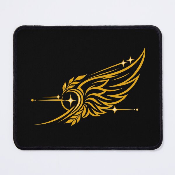 Item preview, Hermes Winged Symbol Greek Mythology Gold Celestial designed and sold by QubekShop.