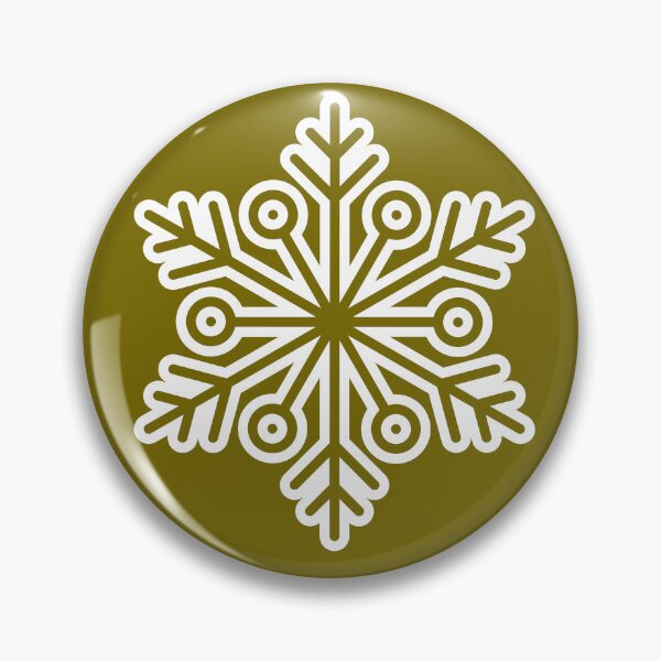 Item preview, Winter Snowflake Antique Gold Seamless Pattern Art designed and sold by ​Jyoti Digital Artist.