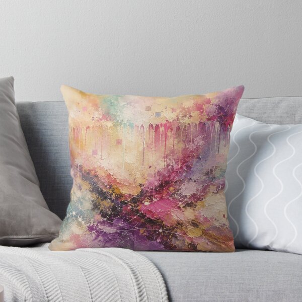 Item preview, Celestial Cascade | Magenta Gold Abstract designed and sold by Joey Santiago.