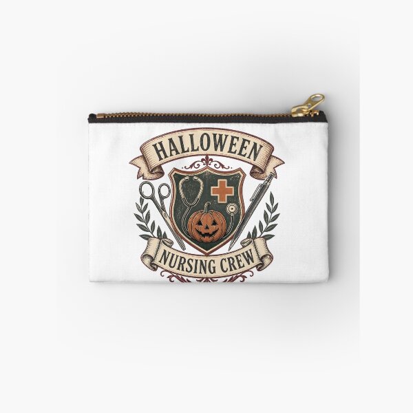 Item preview, Halloween Nursing Crew Crest Vintage Hospital Team designed and sold by BernoNickel.
