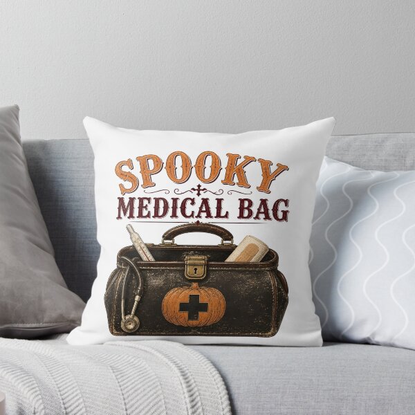 Item preview, Spooky Medical Bag Vintage Healthcare Halloween designed and sold by BernoNickel.