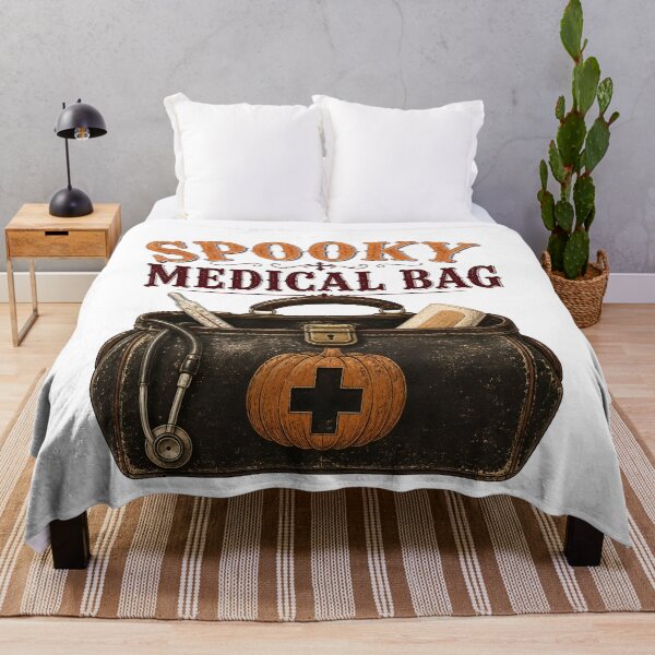 Item preview, Spooky Medical Bag Vintage Healthcare Halloween designed and sold by BernoNickel.