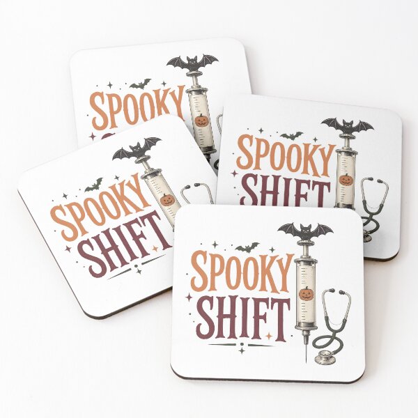 Item preview, Spooky Shift Hospital Night Work Halloween Nurse designed and sold by BernoNickel.