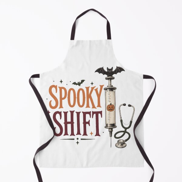 Item preview, Spooky Shift Hospital Night Work Halloween Nurse designed and sold by BernoNickel.