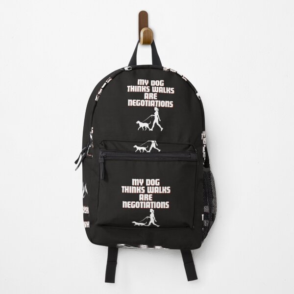 Item preview, My Dog Think Walks Are Negotiations designed and sold by Bubpat.