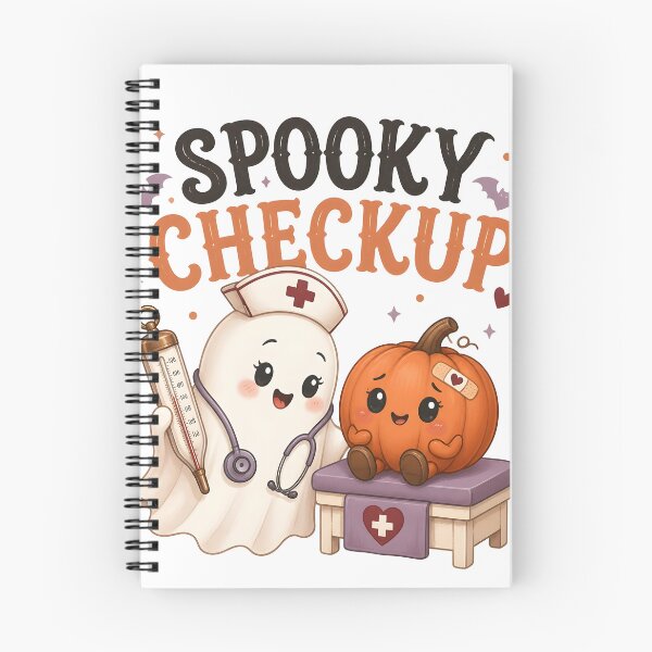 Item preview, Spooky Checkup Cute Ghost Medical Halloween designed and sold by BernoNickel.