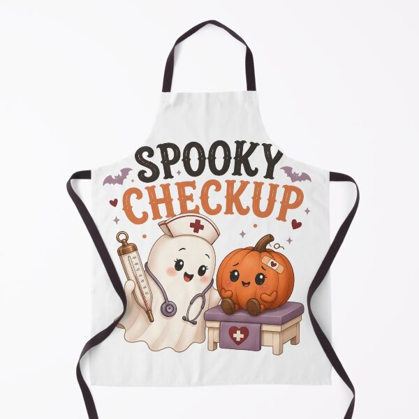 Item preview, Spooky Checkup Cute Ghost Medical Halloween designed and sold by BernoNickel.