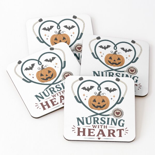 Item preview, Nursing With Heart Stethoscope Pumpkin Halloween designed and sold by BernoNickel.